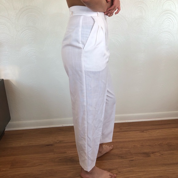 Vintage White Slacks - Picture 2 of 7